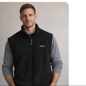 Rocky Men's Black Fleece Vest